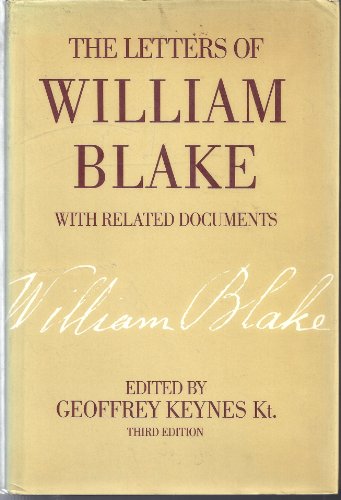 Stock image for The letters of William Blake: With related documents for sale by David's Bookshop, Letchworth BA