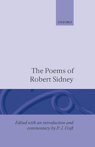 Imagen de archivo de The Poems of Robert Sidney a la venta por Anybook.com