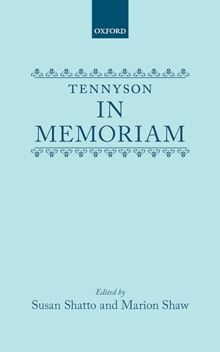 Imagen de archivo de Tennyson: In Memoriam a la venta por Argosy Book Store, ABAA, ILAB