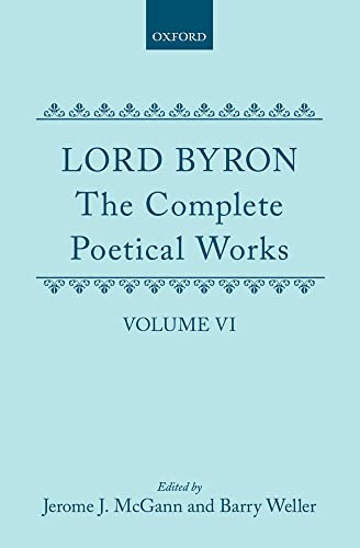 Stock image for The Complete Poetical Works, Volume 6 (Oxford English Text Series) for sale by Phatpocket Limited