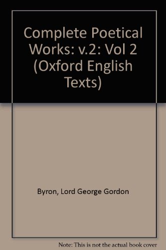 9780198127642: The Complete Poetical Works: 002