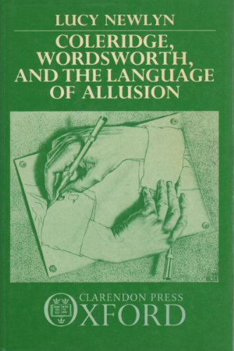Stock image for Coleridge, Wordsworth, and the Language of Allusion for sale by Better World Books