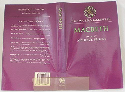 Beispielbild fr Macbeth (Oxford Shakespeare) zum Verkauf von AwesomeBooks