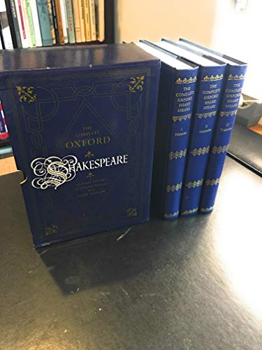 Imagen de archivo de The Complete Oxford Shakespeare: Histories, Comedies, Tragedies3-volume cased set a la venta por Goodbookscafe