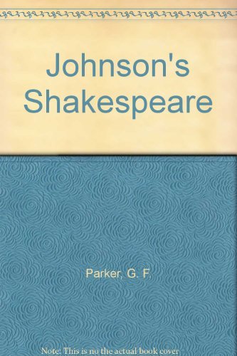 Beispielbild fr Johnson's Shakespeare zum Verkauf von Better World Books