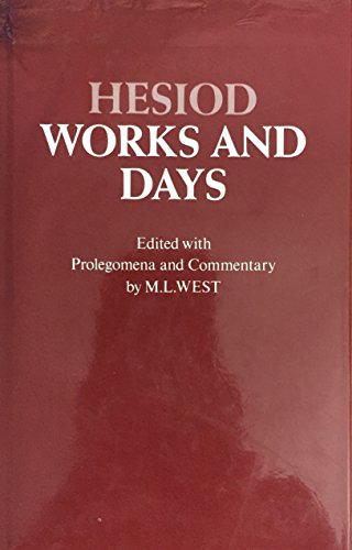9780198140054: Works and Days (Oxford University Press academic monograph reprints)