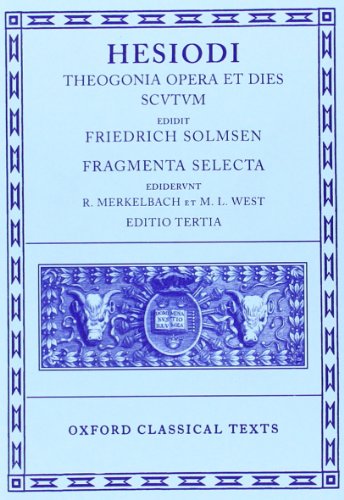 Hesiodi Theogonia - Hesiod, Friedrich Solmsen, Reinhold Merkelbach, M. L. West