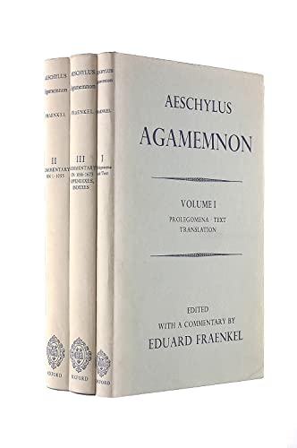 9780198141013: Aeschylus Agamemnon