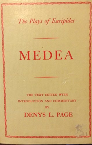 Imagen de archivo de Medea. The Text ed. with introduction and commentary by Denys L. Page. a la venta por Antiquariat Alte Seiten - Jochen Mitter