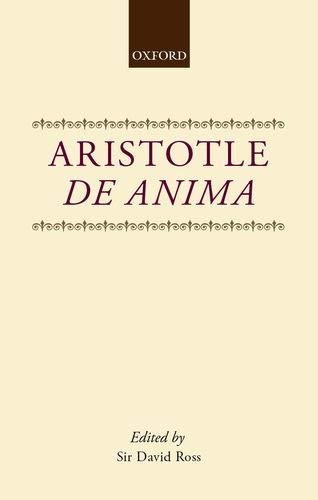 Stock image for De Anima (Greek Edition) for sale by JuddSt.Pancras