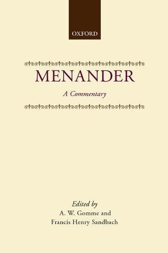 9780198141976: Menander: A Commentary