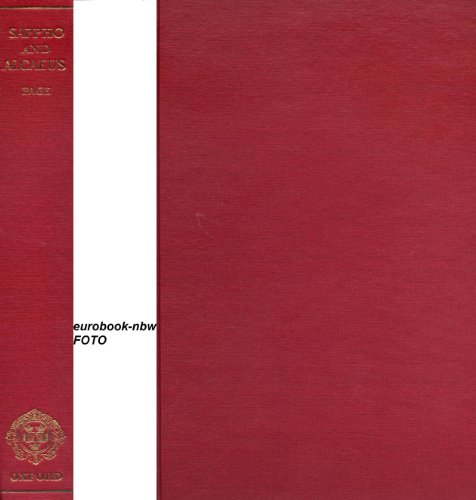 9780198143239: Sappho and Alcaeus: Introduction to the Study of Ancient Lesbian Poetry