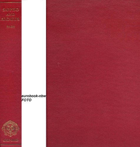 Immagine dell'editore per SAPPHO AND ALCAEUS An Introduction to the Study of Ancient Lesbian Poetry venduto da Ancient World Books