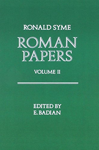 9780198143673: Roman Papers Volume 1