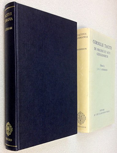 Beispielbild fr Cornellii Taciti: De Origine Et Situ Germanorum zum Verkauf von Powell's Bookstores Chicago, ABAA