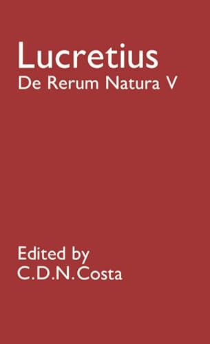 Beispielbild fr De Rerum Natura: V (Bk.5) zum Verkauf von Ergodebooks