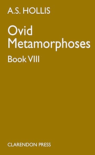 Beispielbild fr Metamorphoses: Book Vlll (Bk.8): Book VIII zum Verkauf von WorldofBooks