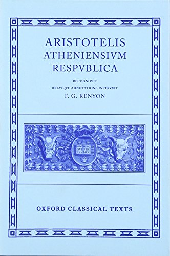 9780198145066: Aristotle Atheniensium Respublica (Oxford Classical Texts)