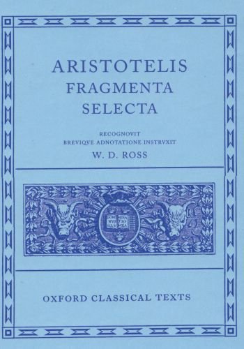 Beispielbild fr Fragmenta Selecta (Oxford Classical Texts) zum Verkauf von Powell's Bookstores Chicago, ABAA
