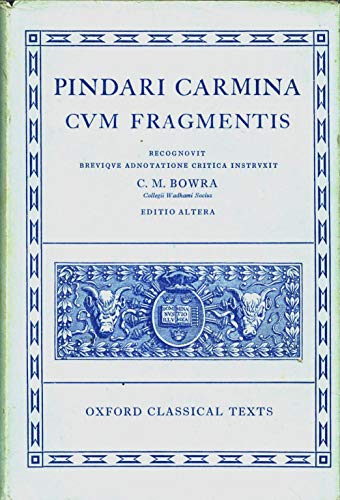 Beispielbild fr Pindari Carmina cum Fragmentis (Oxford Classical Texts) (English and Greek Edition) zum Verkauf von GF Books, Inc.