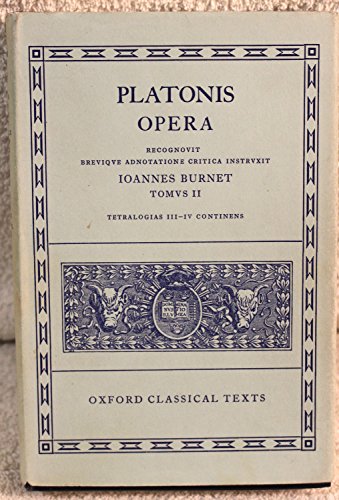 9780198145417: Plato Opera Vol. II: (Par., Phil., Symp., Phdr.; Alc. I, II, Hipp., Am.)