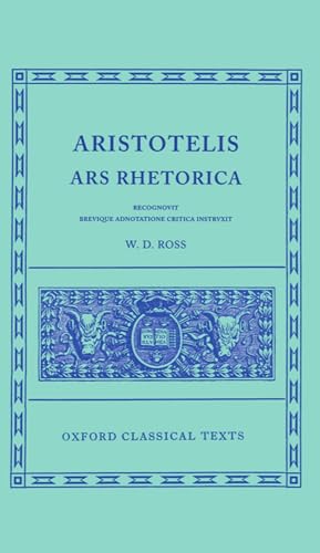 Beispielbild fr ars rhetorica. recognovit brevique adnotatione critica instruxit rw.d. ross zum Verkauf von alt-saarbrcker antiquariat g.w.melling