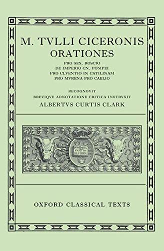 9780198146056: Cicero Orationes. Vol. I: (Rosc. Am., I. Pomp., Clu., Cat., Mur., Cael.): 001 (Oxford Classical Texts)