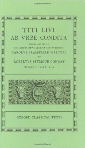 9780198146216: Livy Ab Urbe Condita Books VI-X: 2 (Oxford Classical Texts)