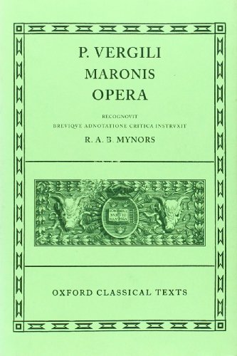 Imagen de archivo de P. Virgili Maronis: Opera a la venta por Kirklee Books