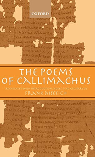 Beispielbild fr The Poems of Callimachus zum Verkauf von PBShop.store US