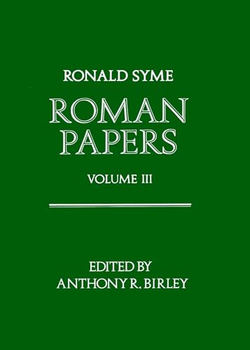 9780198148395: Roman Papers (003)