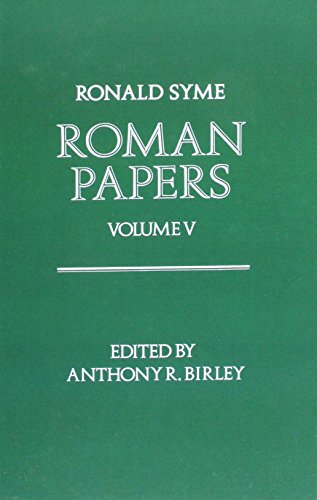 9780198148852: Roman Papers: Volume V