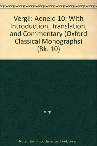9780198149194: Aeneid: Bk. 10 (Oxford Classical Monographs)