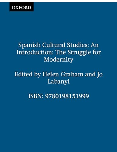 Stock image for Spanish Cultural Studies: An Introduction: The Struggle for Modernity (Science Publications) for sale by Gulf Coast Books