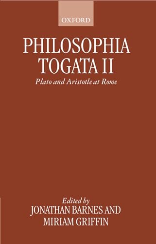 Philosophia Togata II: Plato and Aristotle at Rome