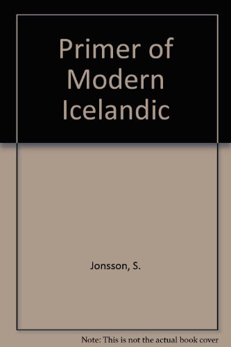 Stock image for A Primer of Modern Icelandic for sale by 3rd St. Books