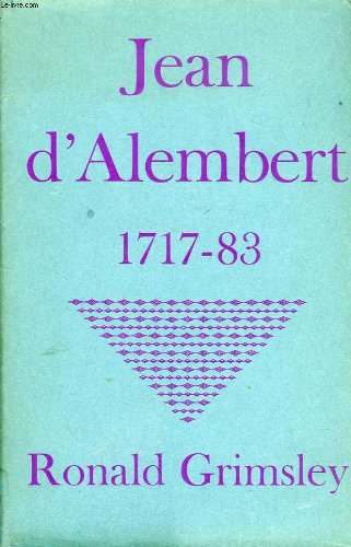 9780198153498: Jean D'Alembert, 1717-83