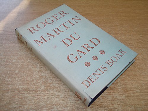 Beispielbild fr Roger Martin du Gard. zum Verkauf von G. & J. CHESTERS