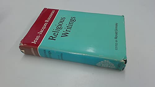 Religious Writings. Edited by Ronald Grimsley