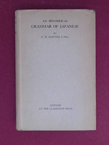 An Historical Grammar of Japanese