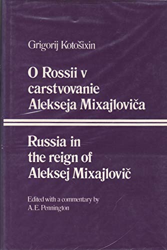 9780198156390: Russia in the Reign of Aleksej Mixajlovic