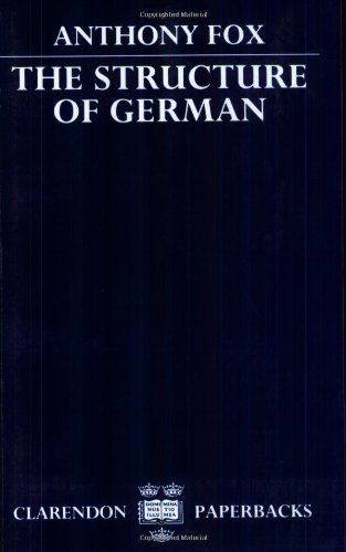 Beispielbild fr The Structure of German zum Verkauf von ThriftBooks-Atlanta