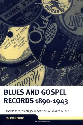 Imagen de archivo de BLUES AND GOSPEL RECORDS: 1890-1943. a la venta por Burwood Books