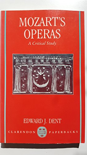Stock image for Mozart's Operas : A Critical Study for sale by Better World Books