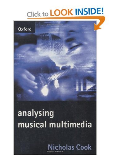 Analysing Musical Multimedia (9780198165897) by Cook, Nicholas