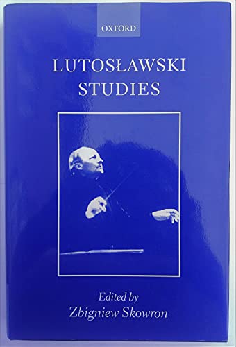 Imagen de archivo de Lutoslawski Studies a la venta por Housing Works Online Bookstore