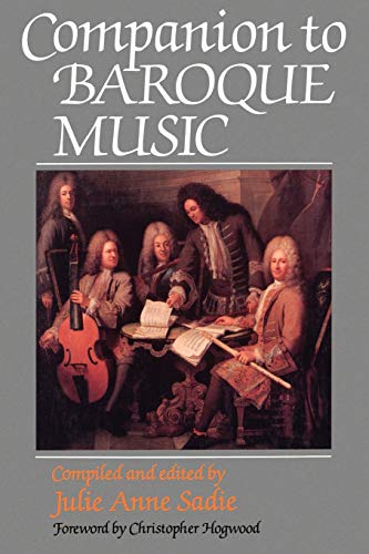 Companion to Baroque Music - Sadie, J. A. (ed.)