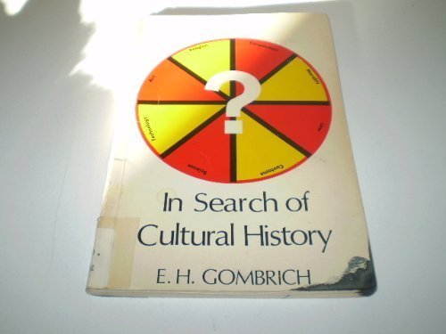 Beispielbild fr In Search of Cultural History (P.M.Deneke Lectures) zum Verkauf von WorldofBooks
