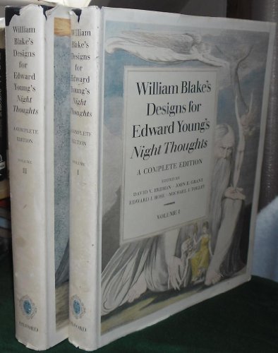 9780198173120: William Blake's Designs for Edward Young's "Night Thoughts": A Complete EditionVolumes I and II