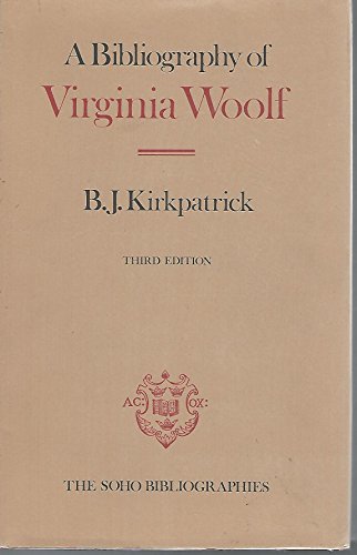 Stock image for A Bibliography of Virginia Woolf for sale by ThriftBooks-Atlanta